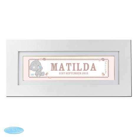 Personalised Tiny Tatty Teddy Me to You Bear Name Frame £19.99